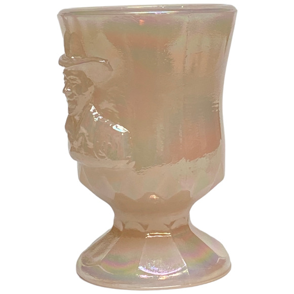 Boyd Glass Hopalong Cassidy 1999 Rosie Pink Carnival COA #719 Toothpick Holder - Picture 5 of 14